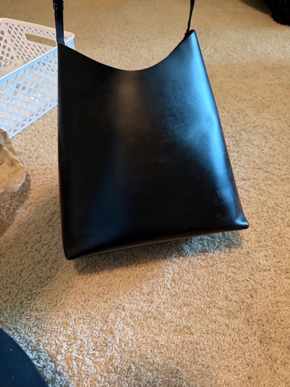 Gucci Black Smooth Leather Tote